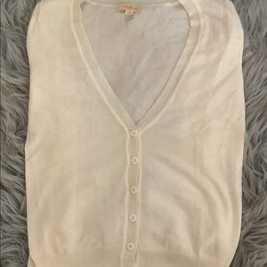 Ambiance| Beige Long Sleeve Button Cardigan For Women - Size:S